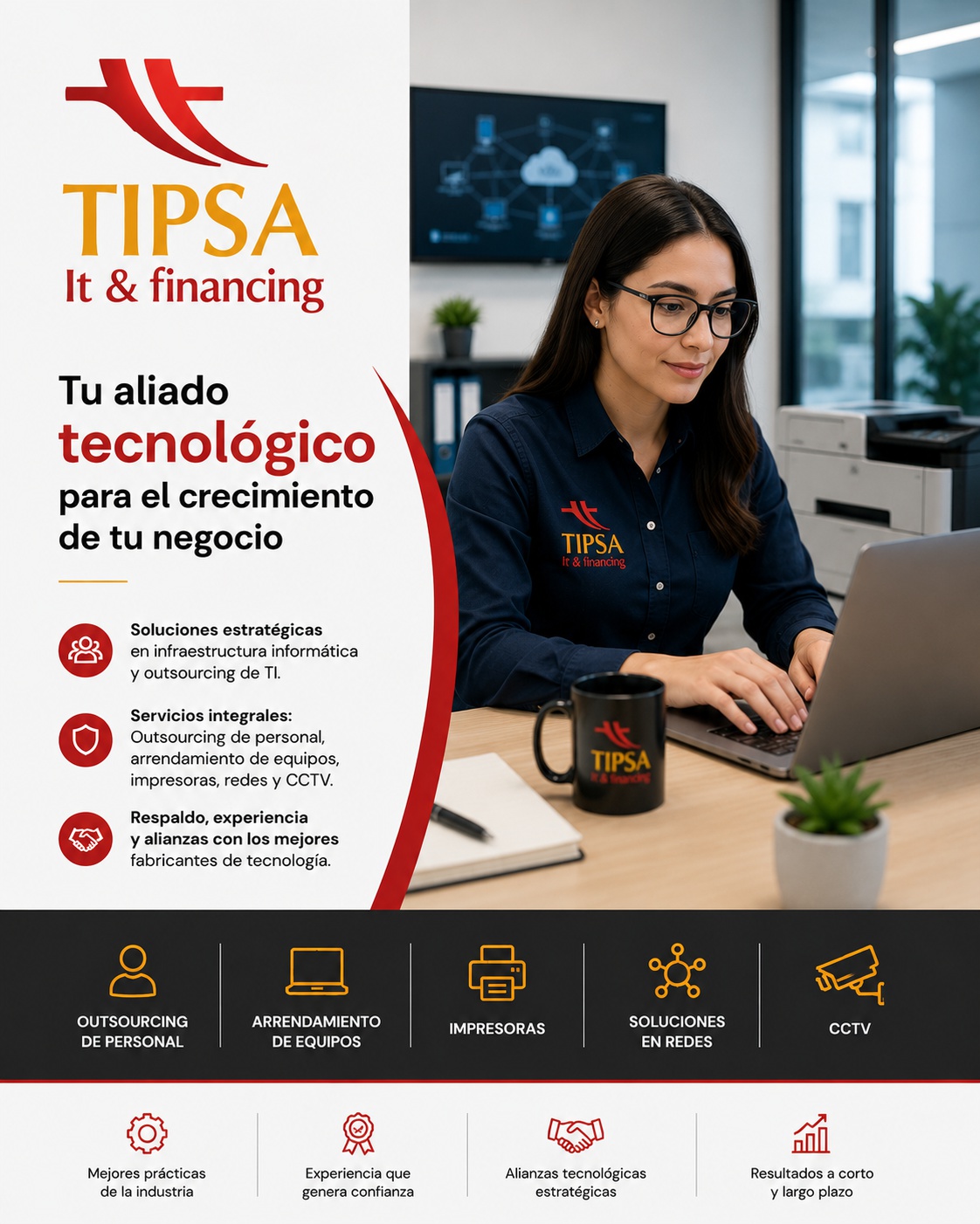 TIPSA INTALACIÓN DE SISTEMAS DE IMPRESION PARA OFICINAS
